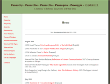 Tablet Screenshot of panarchy.org